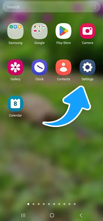 Go to Settings and find the Security or Privacy section