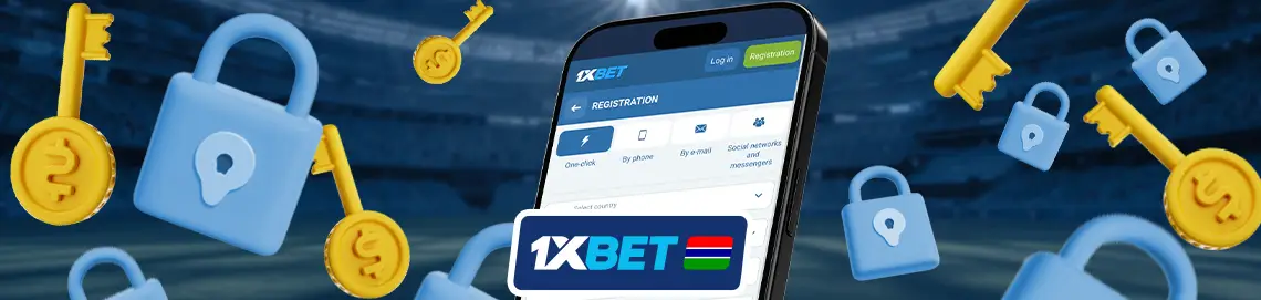 Registration via 1xBet App